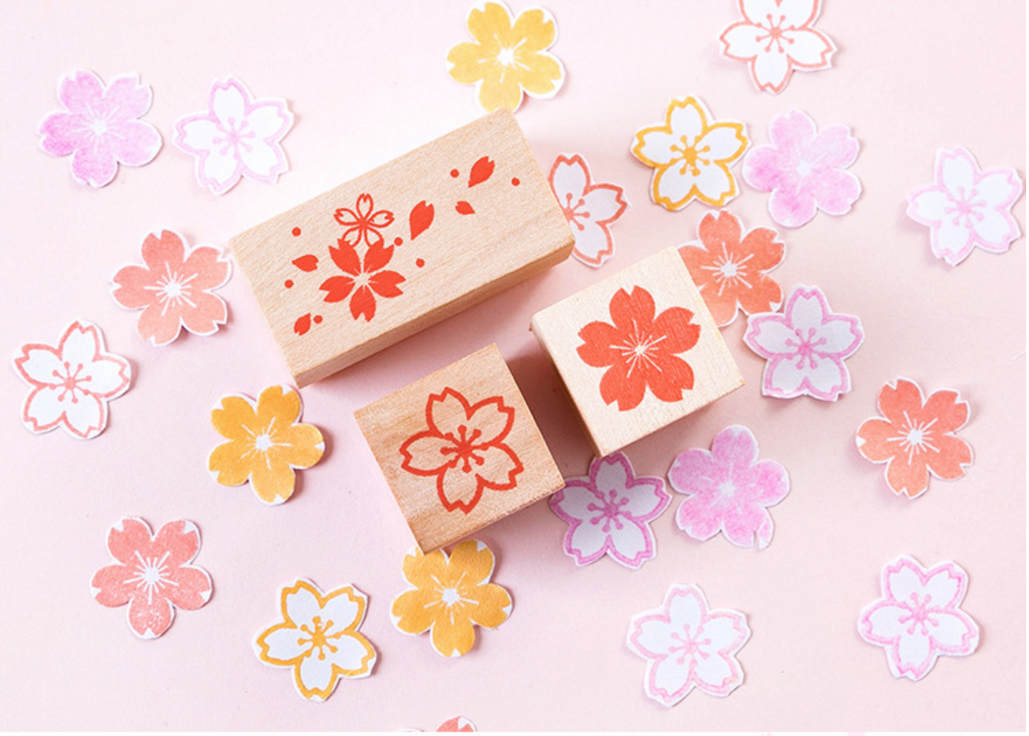 Spring in Japan Wooden Stamps