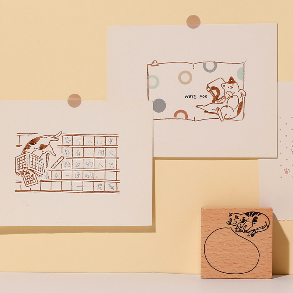 Journaling Cat Stamps