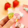 Mini Milk Box Eraser 2-Pack