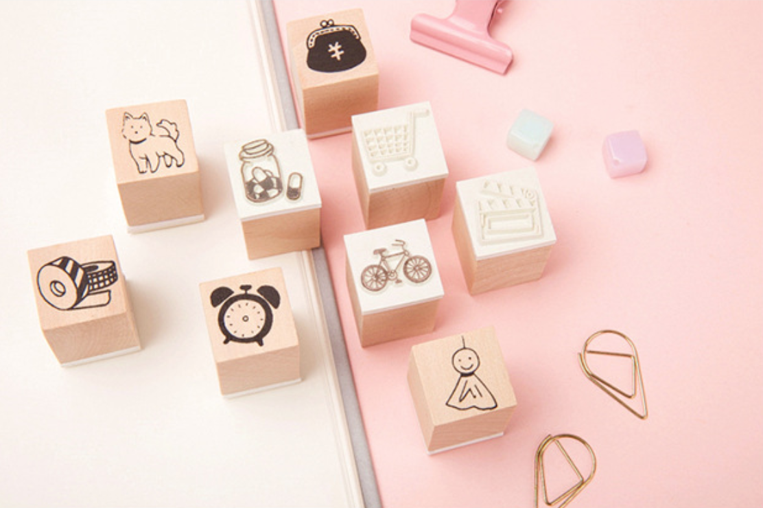 My Everyday Life Wooden Stamps