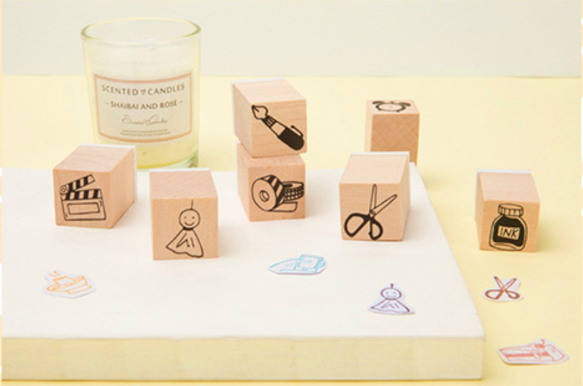 My Everyday Life Wooden Stamps