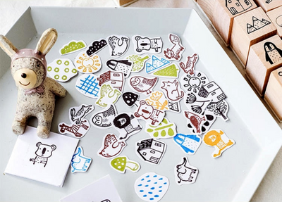 Natural Life Wooden Stamps
