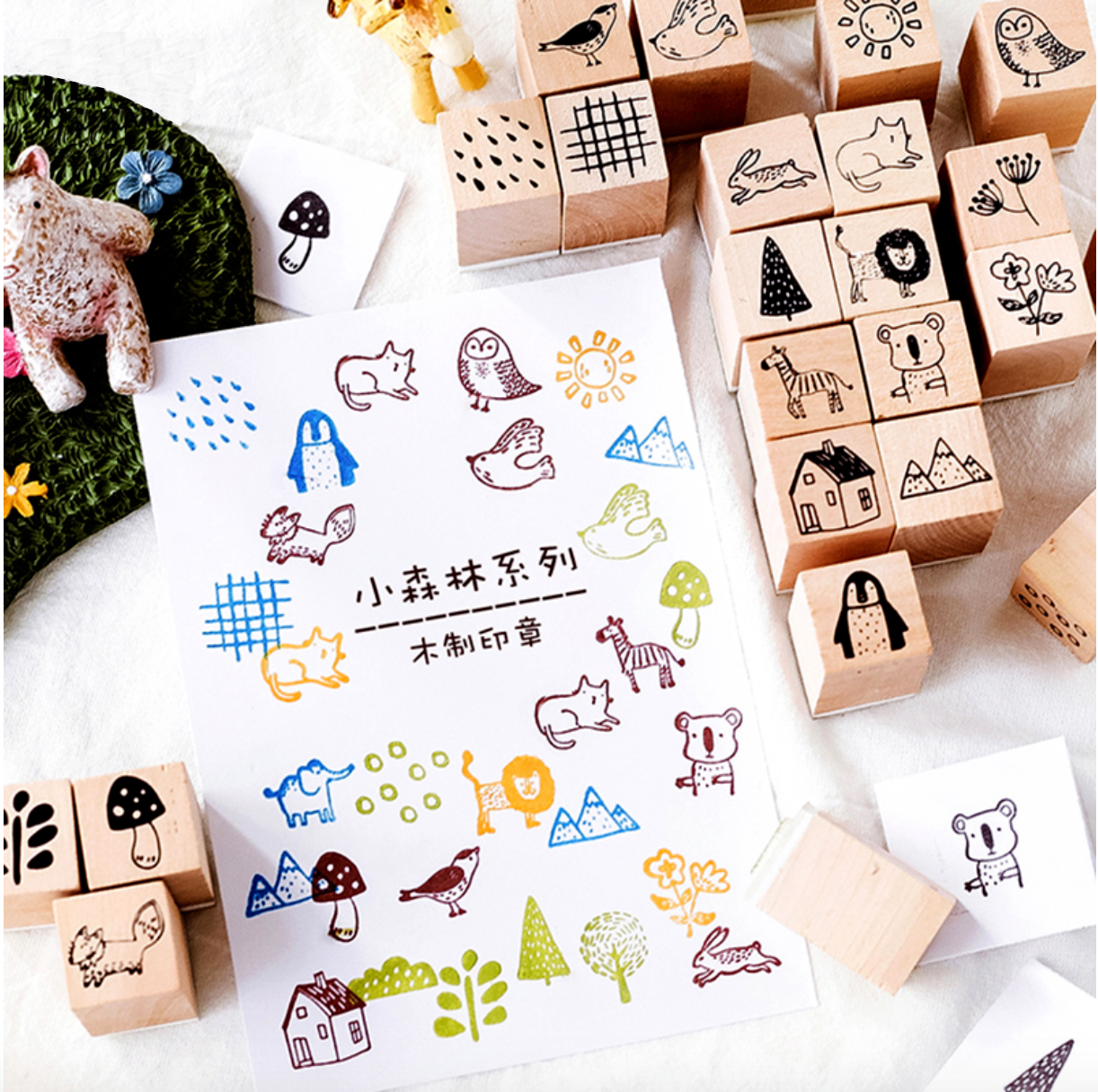 Natural Life Wooden Stamps