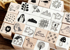 Natural Life Wooden Stamps