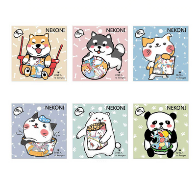 Nekoni Animal Stickers