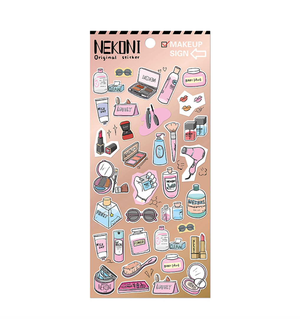 Nekoni Everday Life Stickers (6 Types)