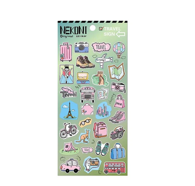 Nekoni Everday Life Stickers (6 Types)