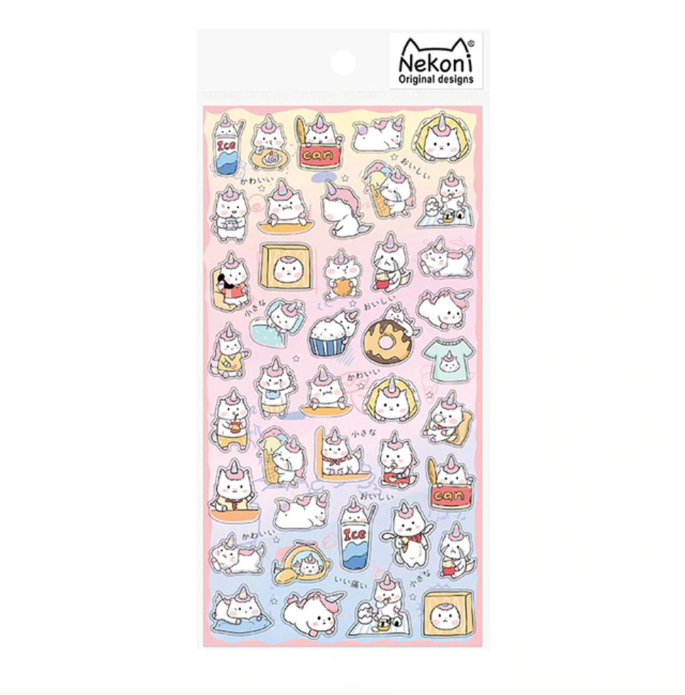 Nekoni Unicorn Stickers