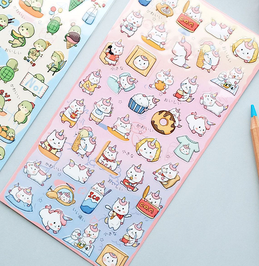 Nekoni Unicorn Stickers