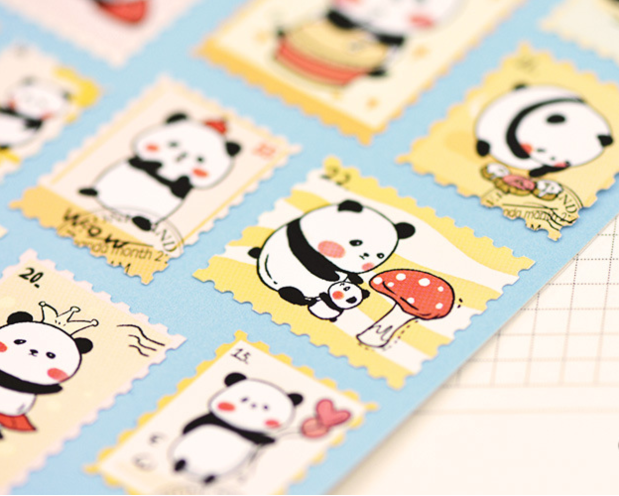 Nekoni Animal Stamp Stickers