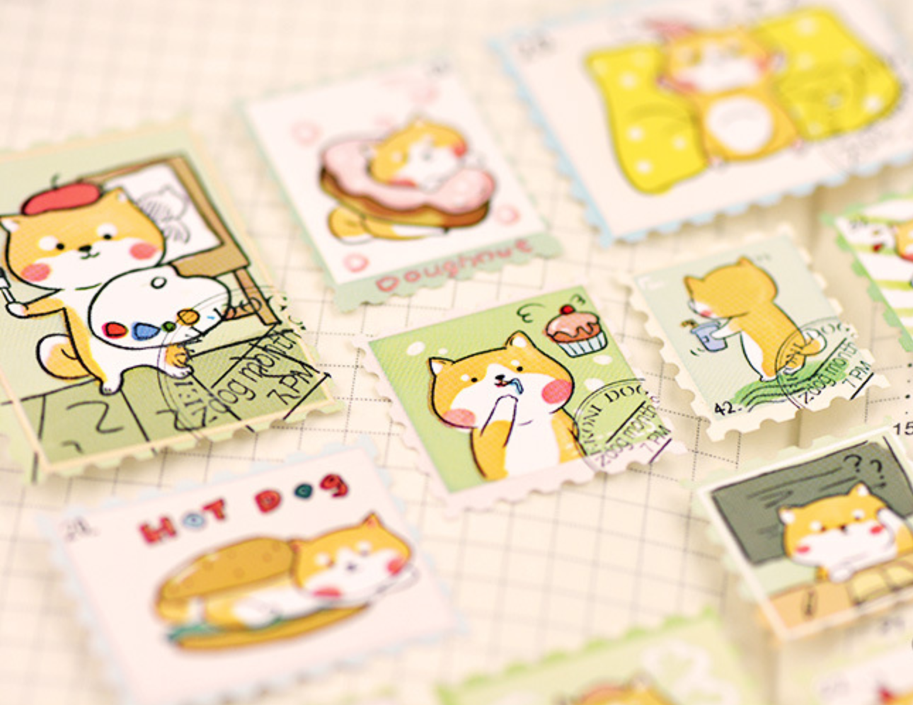 Nekoni Animal Stamp Stickers