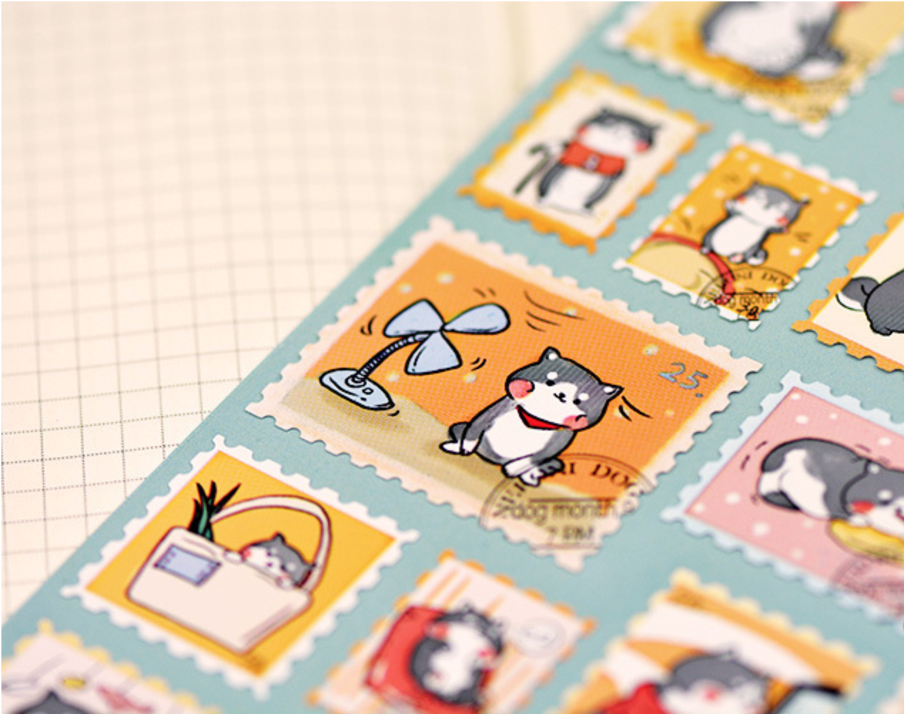 Nekoni Animal Stamp Stickers