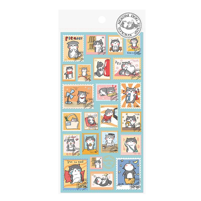 Nekoni Animal Stamp Stickers