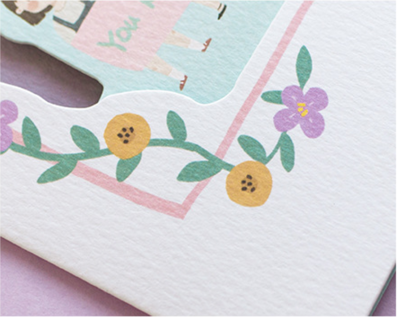 Rosy Posy Greeting Card + Envelope