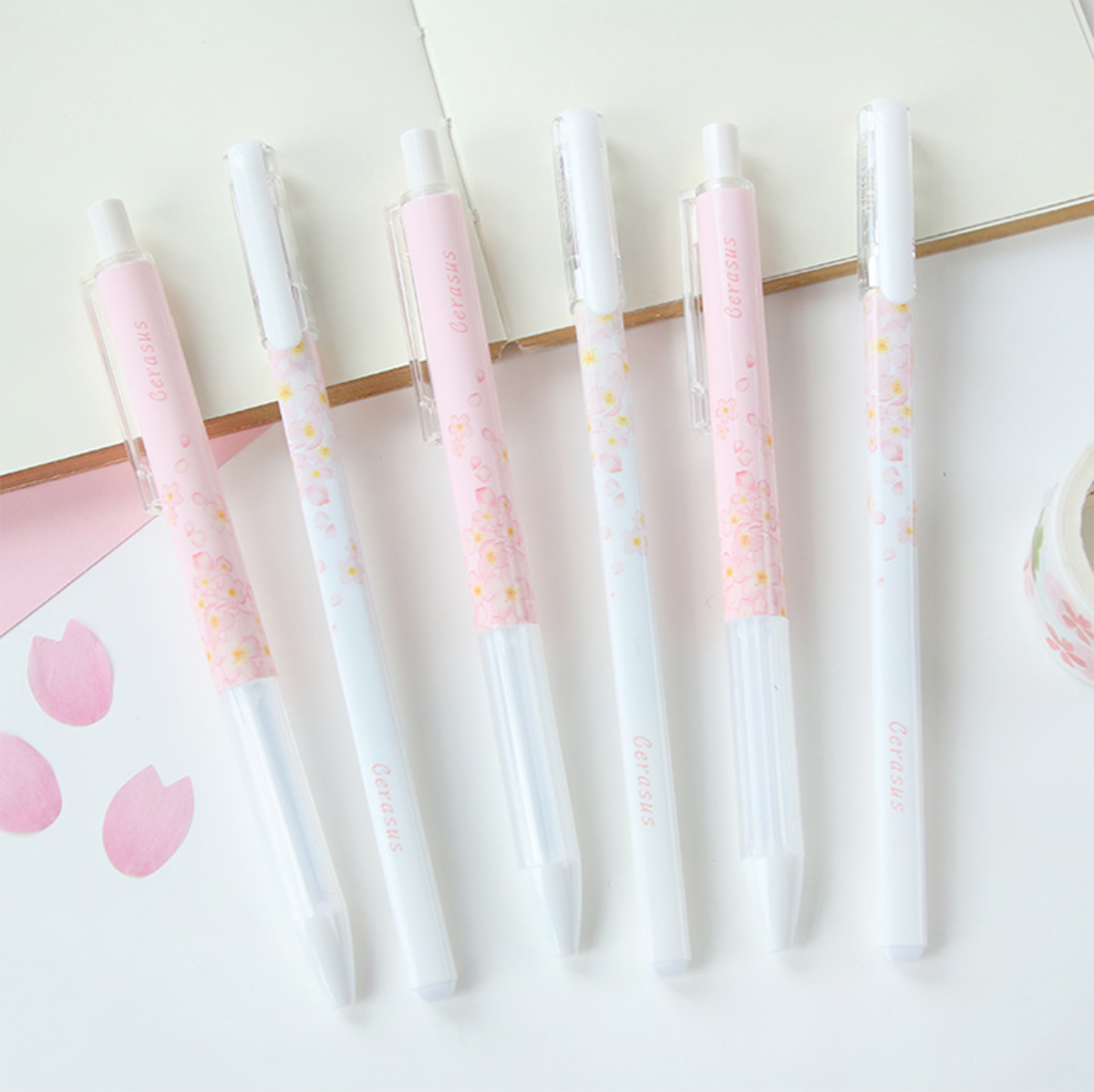Romantic Japanese Sakura Flower Gel Pen Cute Pen Set, Cherry