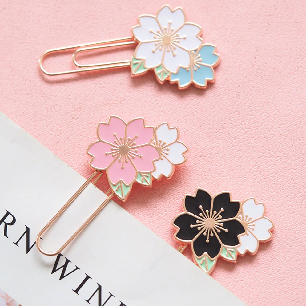 Sakura Cherry Blossom Paper Clip