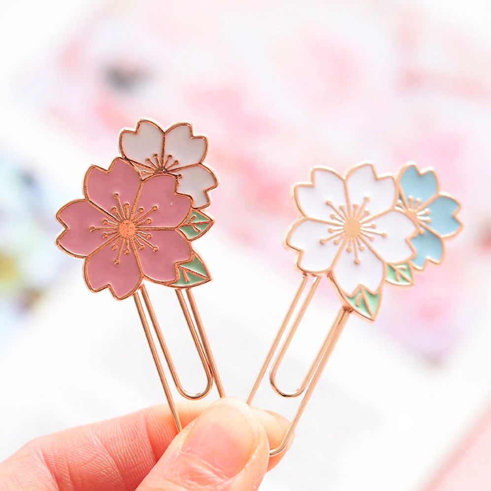 Sakura Cherry Blossom Paper Clip