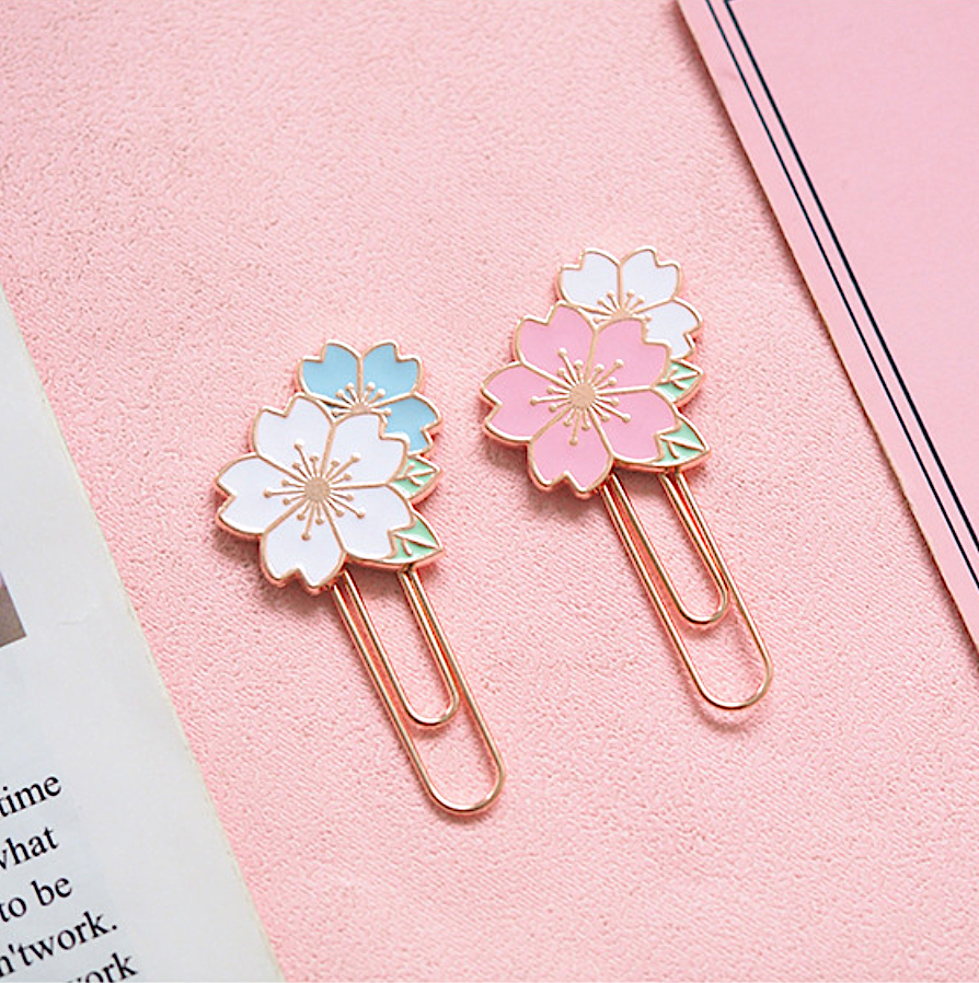 Sakura Cherry Blossom Paper Clip