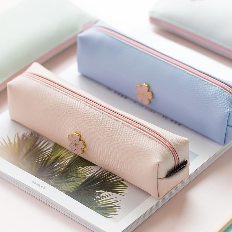 Sakura Square Pencil Case