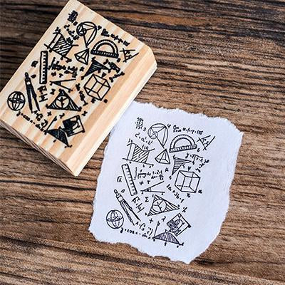 Science Lab Wooden Stamps