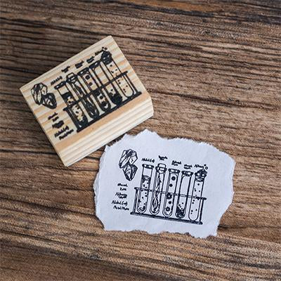 Science Lab Wooden Stamps