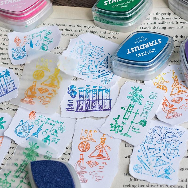 Science Lab Wooden Stamps