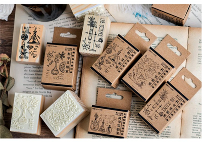 Science Lab Wooden Stamps