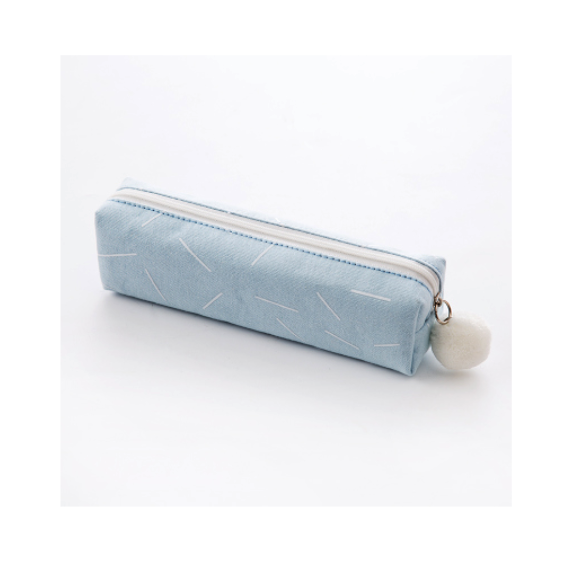 Square Shape Canvas Pencil Case