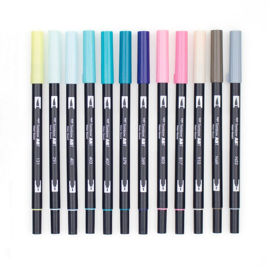 Tombow ABT Dual Brush Pens - 12 New Colors