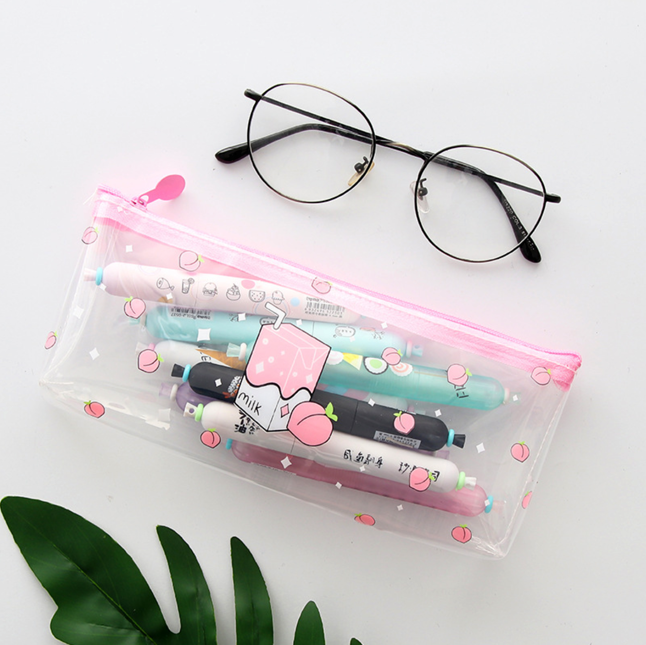 Creative Japanese Cute Kawaii Transparent Pp Plastic Pencil Case