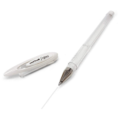 Uni-ball Signo Broad Gel Pen - Silver Ink - Japanese Kawaii Pen