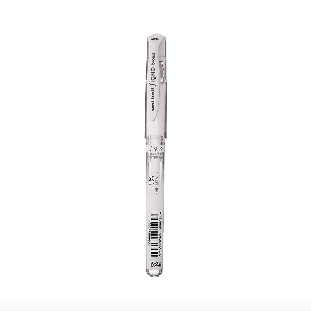 Uni-ball Signo Broad Gel Pen - White Ink