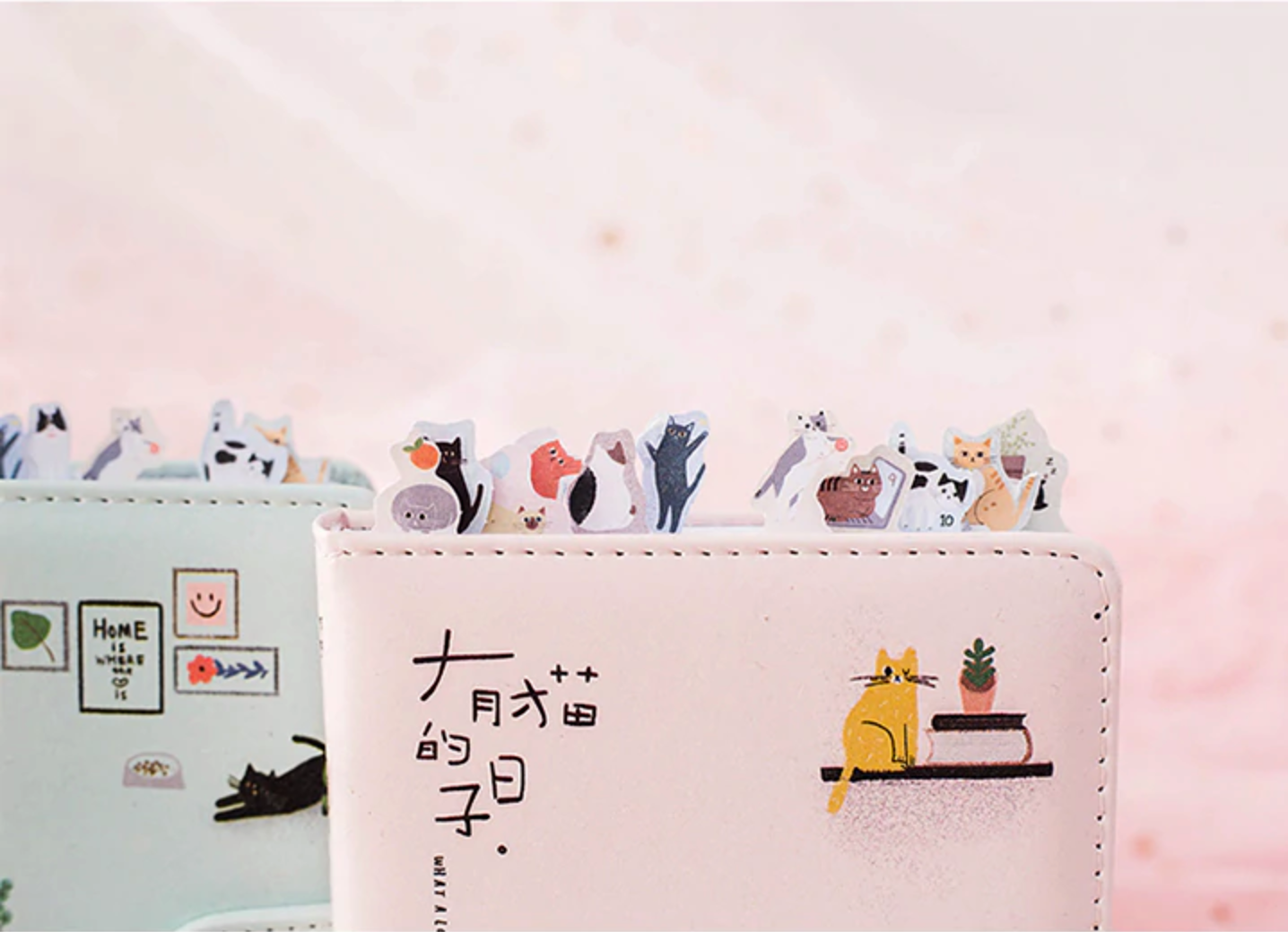 Home Is Where the Cat Is' Undated Journal - Kawaii Pen Shop - Cutsy World
