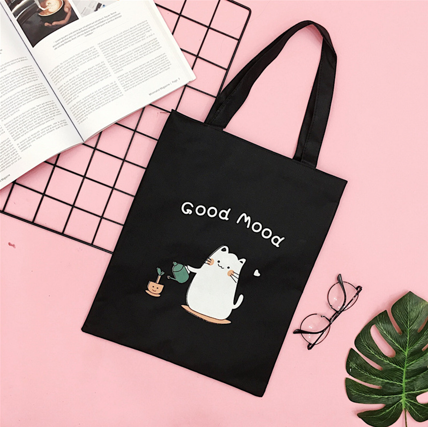 Today Is a Happy Day Tote Bag