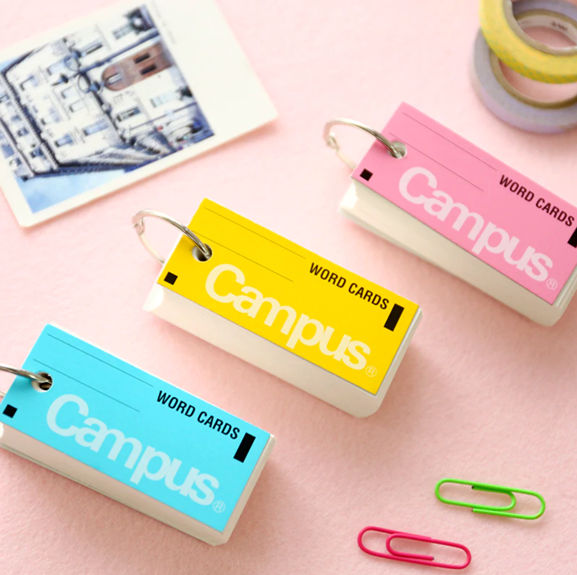 Campus Key Ring Word Cards