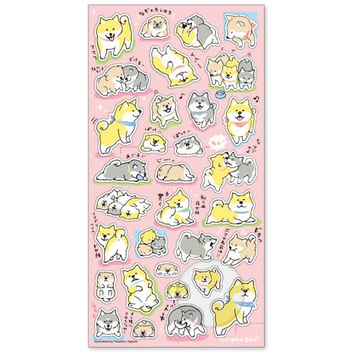 Shibanban Plastic Stickers - Waku Waku