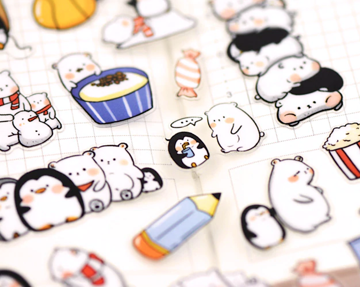 Koniwa Original Animal Stickers (6 Types)