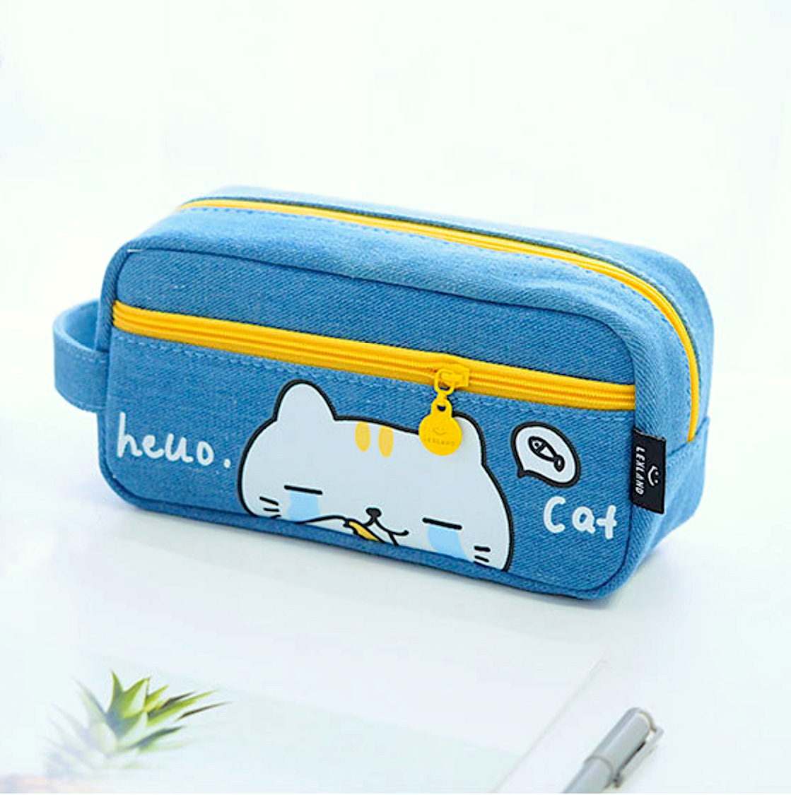 Hello Neko Pencil Case - Large