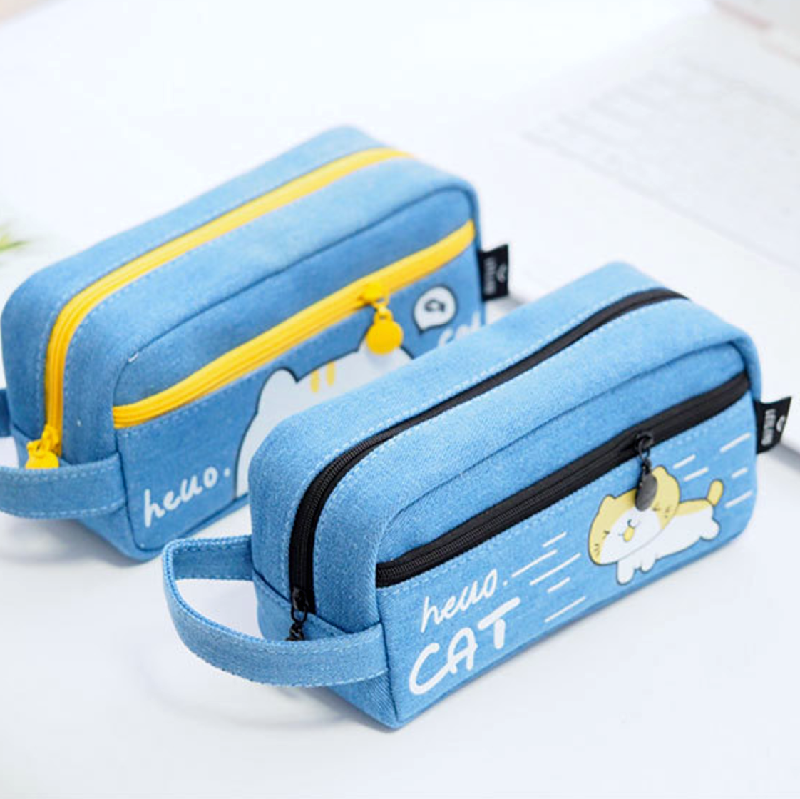 Hello Neko Pencil Case - Large