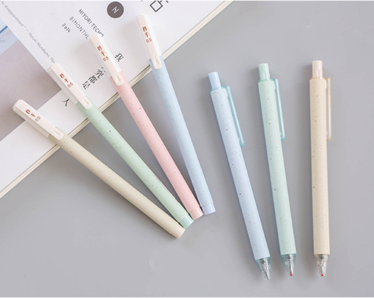 Aesthetic Cute Gel Pens, Black Ink Gel Pen Set, Sign Pen, Gel Pen, Office  Supplies, Kawaii Stationery, Kawaii Pens,stationary 