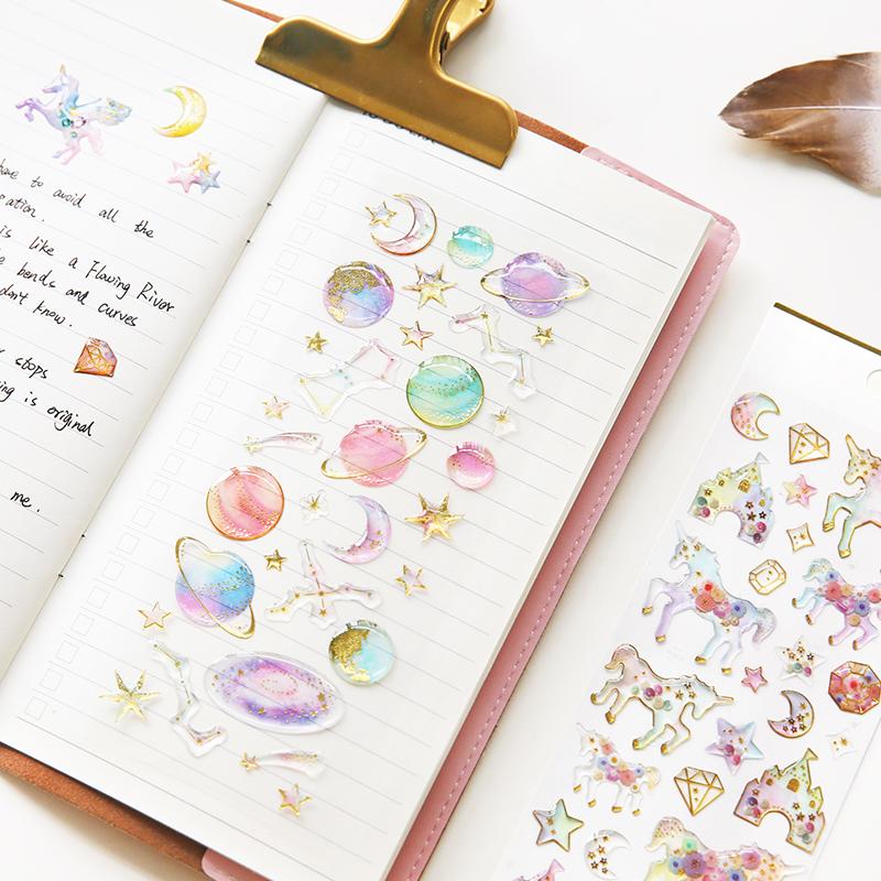 Sweet Dream Star & Unicorn Stickers