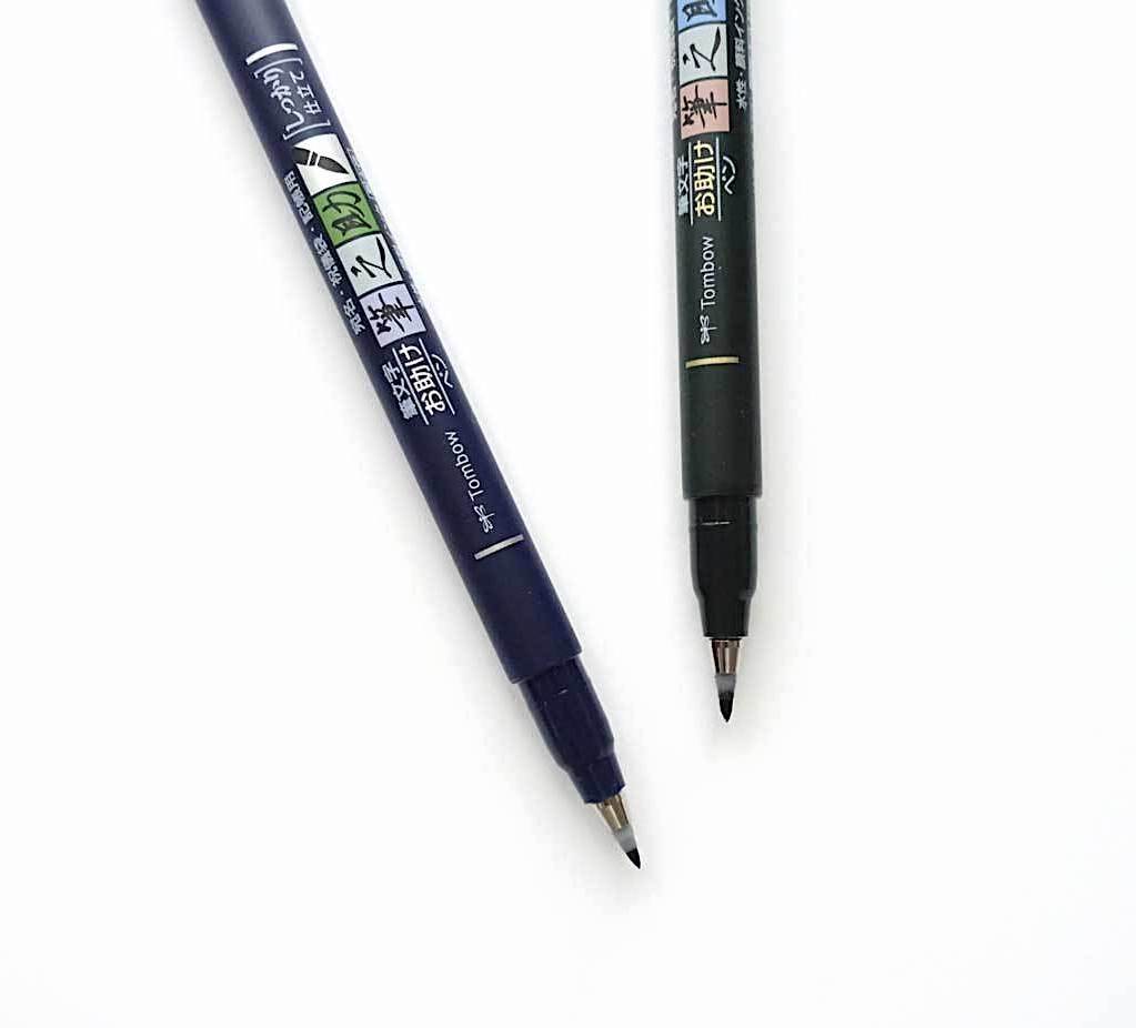 Tombow Fudenosuke Brush Pen - Hard Tip - Japanese Kawaii Pen Shop - Cutsy  World