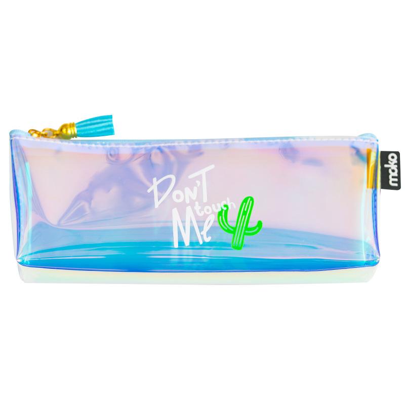 Don't Touch Me Holographic Pencil Case