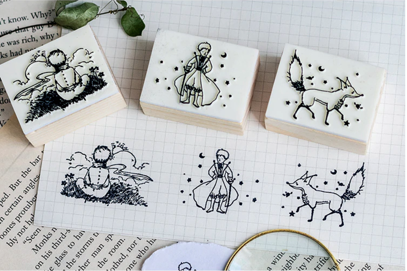 Little Prince Cosmic Rose Decoration Wooden Rubber Stamps for Card Making  Journal Planner Scrapbooking DIY Retro Standard Seal - AliExpress