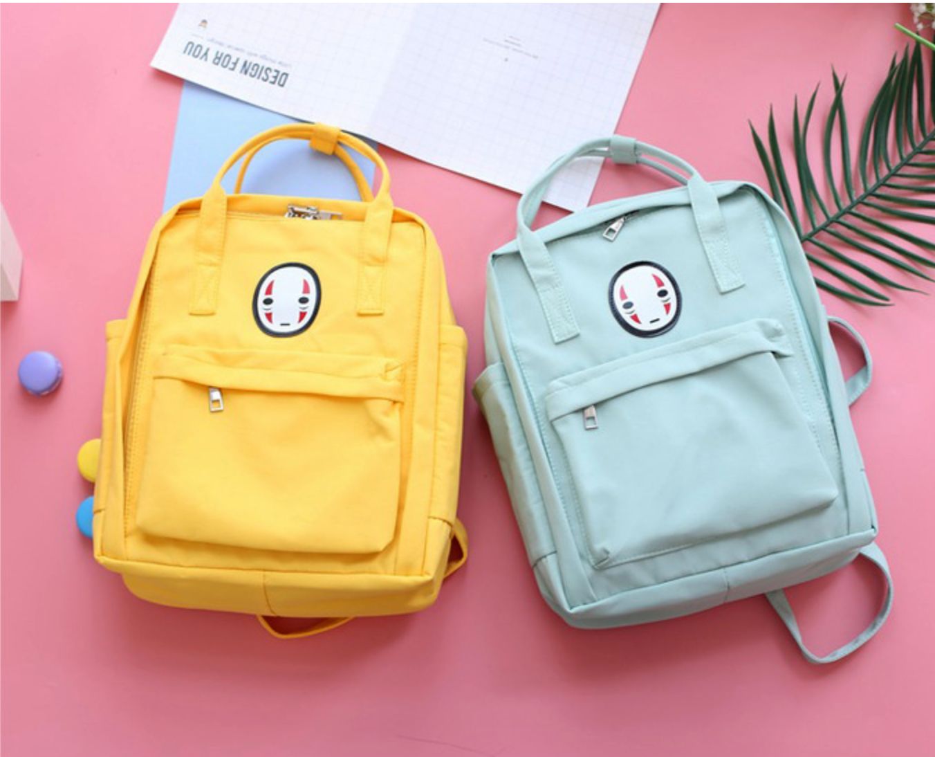 Kawaii face pastel sales backpack