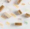 Days of the Week Wooden Stamps