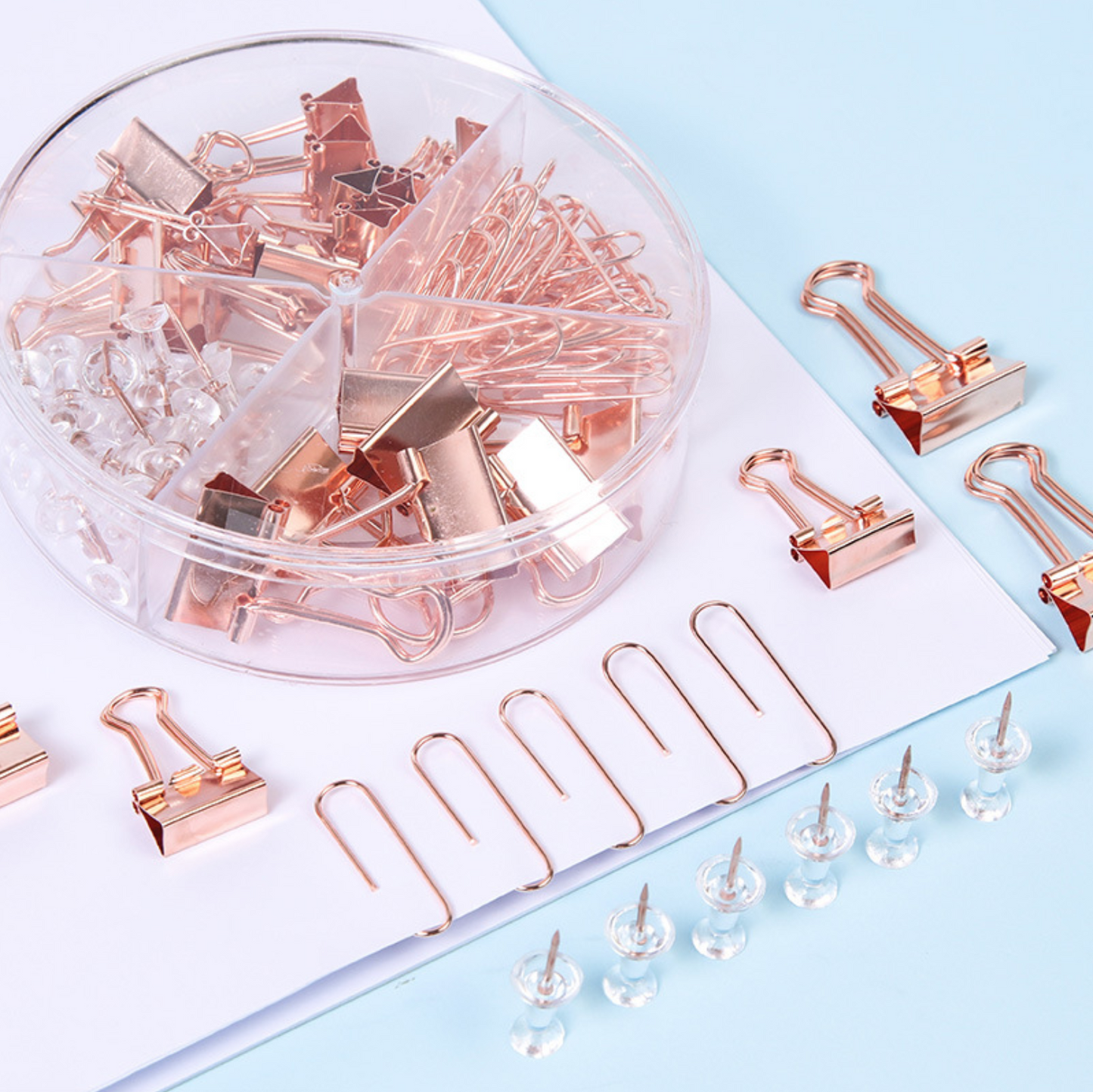 Push Pins & Paper Clips Set