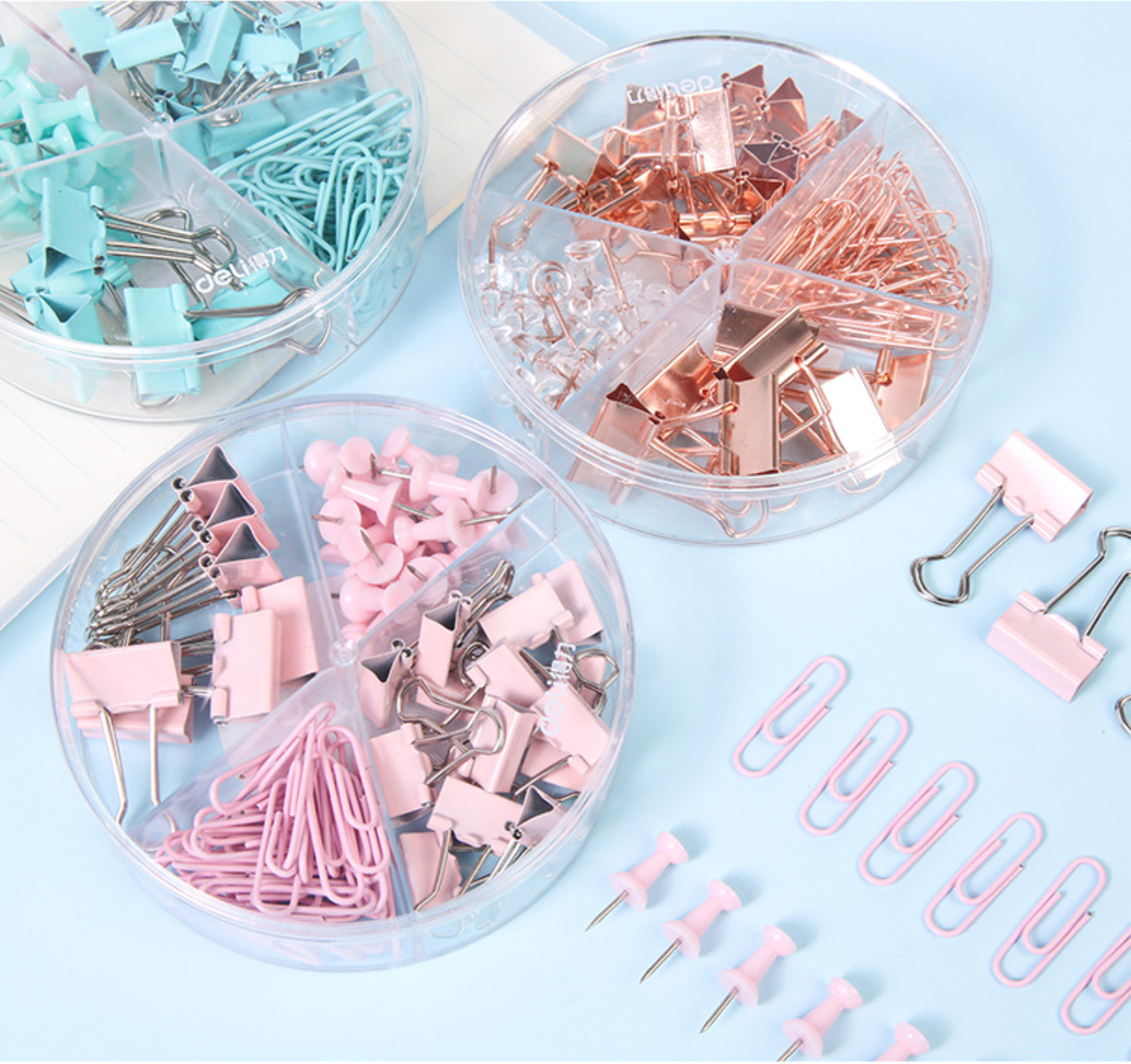 Push Pins & Paper Clips Set