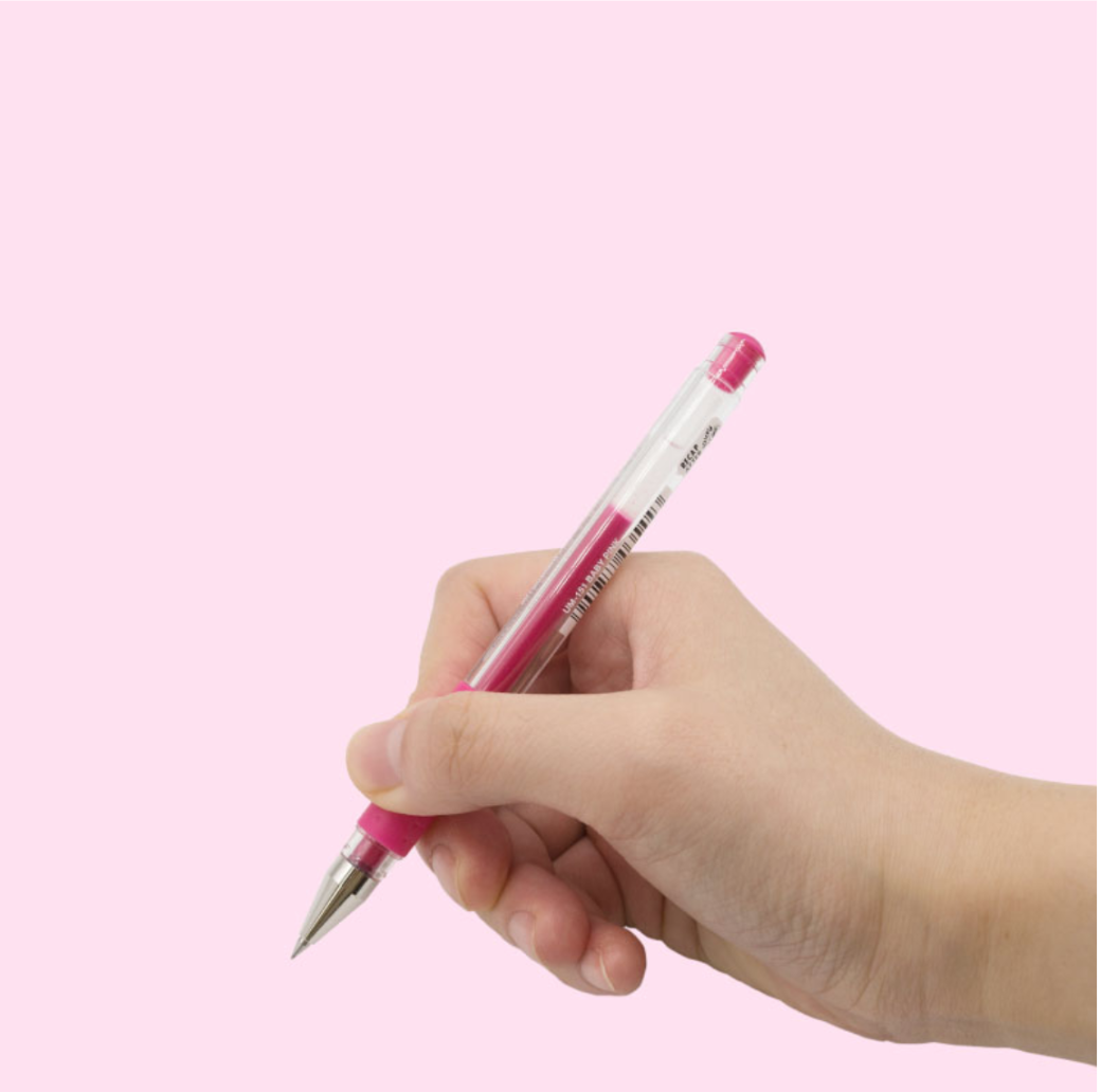 Uni-ball Signo Angelic Color Gel Pen - White - Japanese Kawaii Pen Shop -  Cutsy World