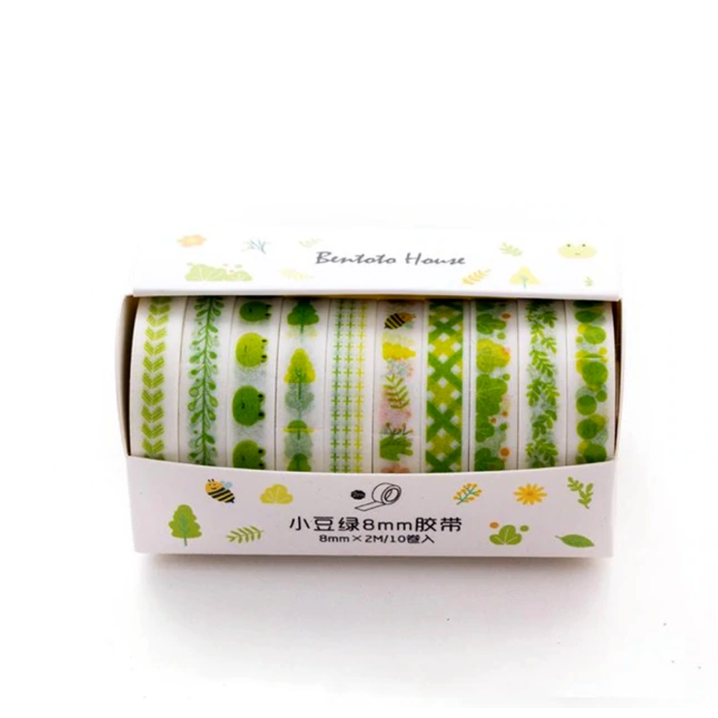 Colorful Day Washi Tape 10-Pack